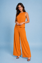Ensemble pantalon large fluide