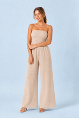 Combinaison bandeau jambes larges