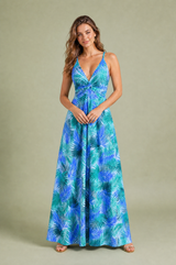 Robe longue décolleté dos nu