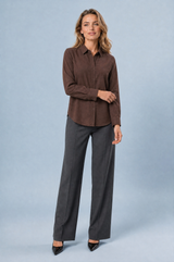 Chemise fluide manches longues