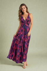 Robe longue décolleté dos nu