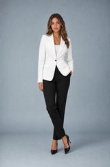 Blazer col tailleur coupe cintrée