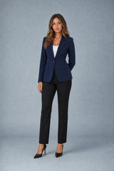 Blazer col tailleur coupe cintrée