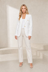 Blazer oversize double boutonné