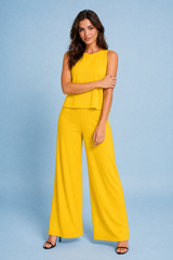 Ensemble pantalon large fluide