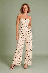 Combinaison bandeau à pois