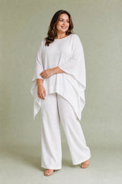 Ensemble ample col bateau | Porté sur une silhouette plus ronde | Lounelle Paris