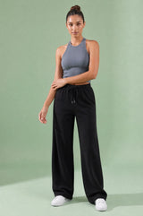 Pantalon large à cordon