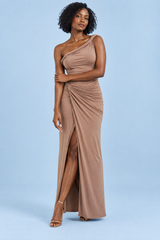 Body-string torsadé asymétrique beige